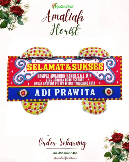 Papan Bunga Ucapan Selamat Lombang